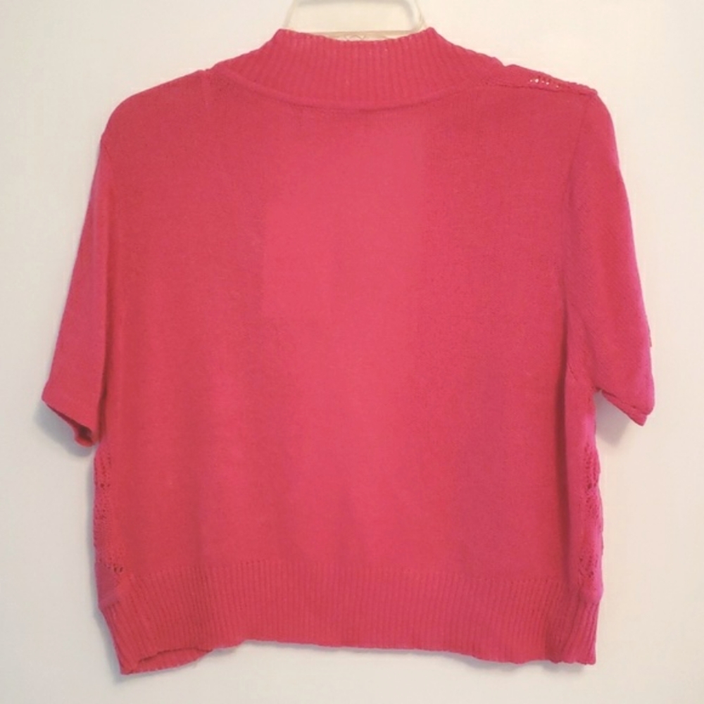 La Madona Barbie Pink Shrug Bolero L NWT - Picture 3 of 9